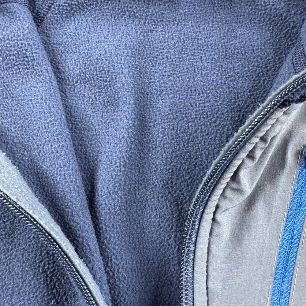 The North Face Jacket Men S? Blue Tech 100 Flashdry 1/2 Zip Fleece Lightweight
